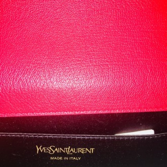 ***SOLD*** YSL Yves Saint Laurent Leather Clutch - Picture 7 of 8